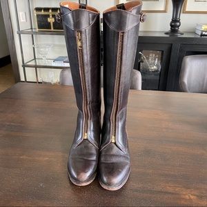 La Martina Pro Zip Polo Boots Dark Brown